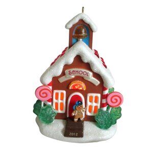 Hallmark 2012 Noelville Schoolhouse Christmas Ornament - Gingerbread Light Cover